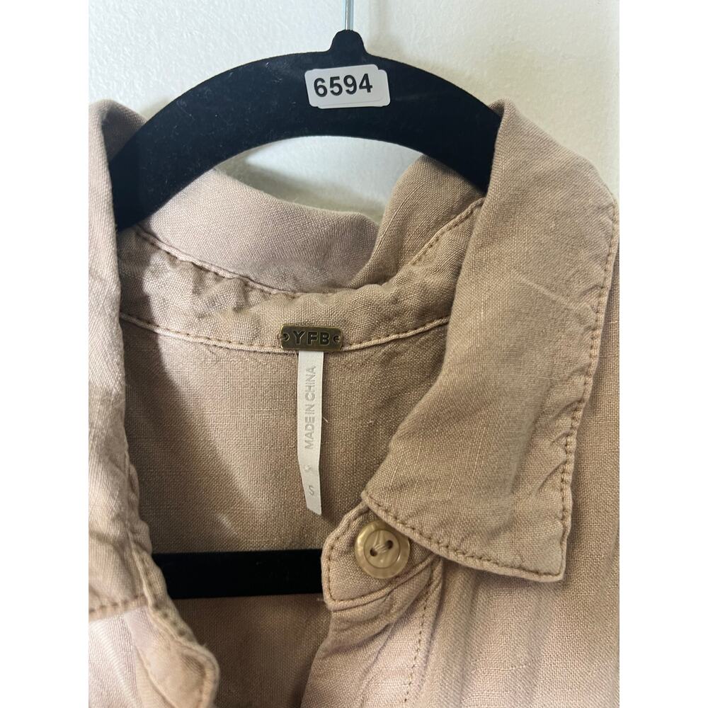 Sleeveless Tan Jumpsuit - image 3